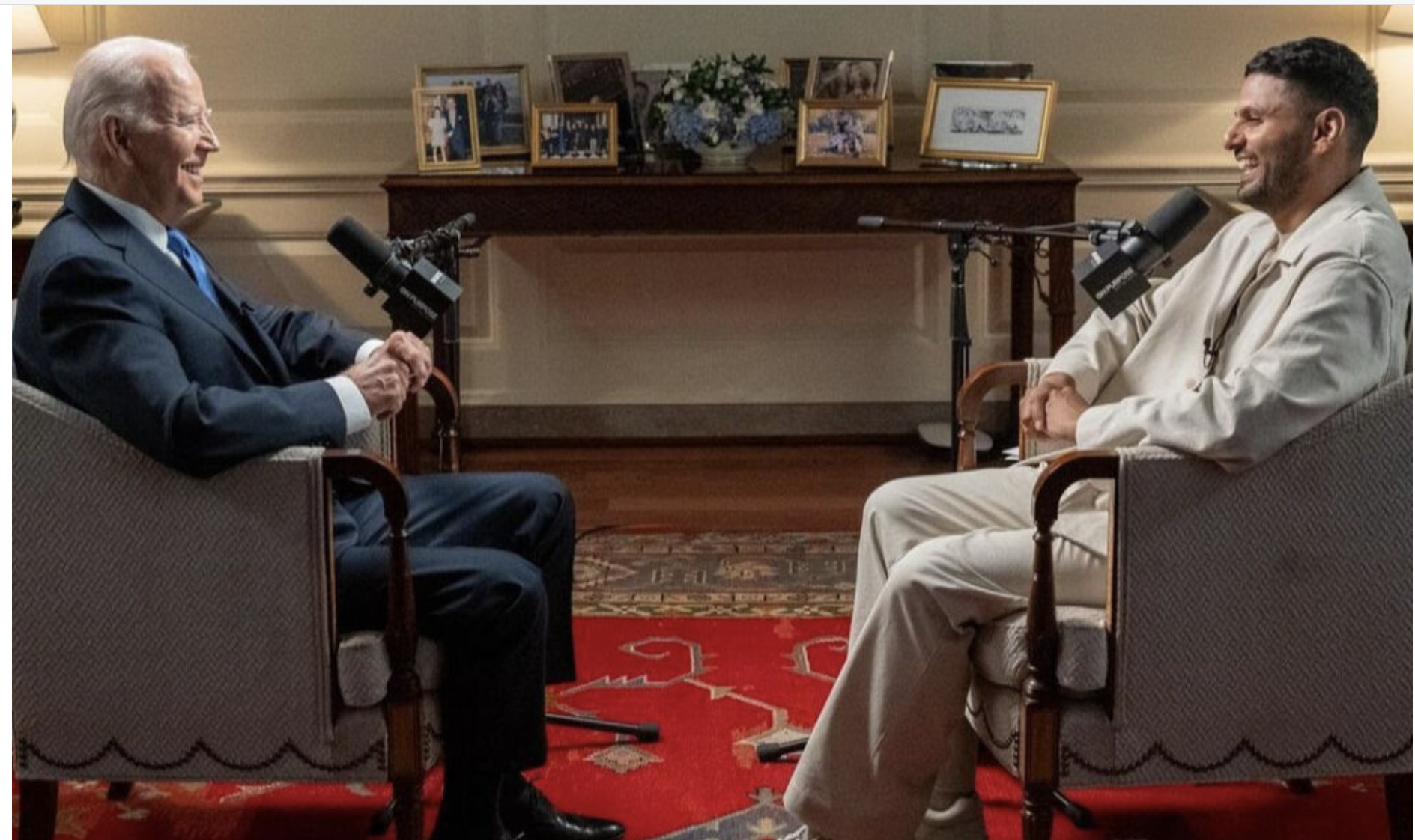 Jay Shetty Interviews President Joe Biden On Purpose at the White House