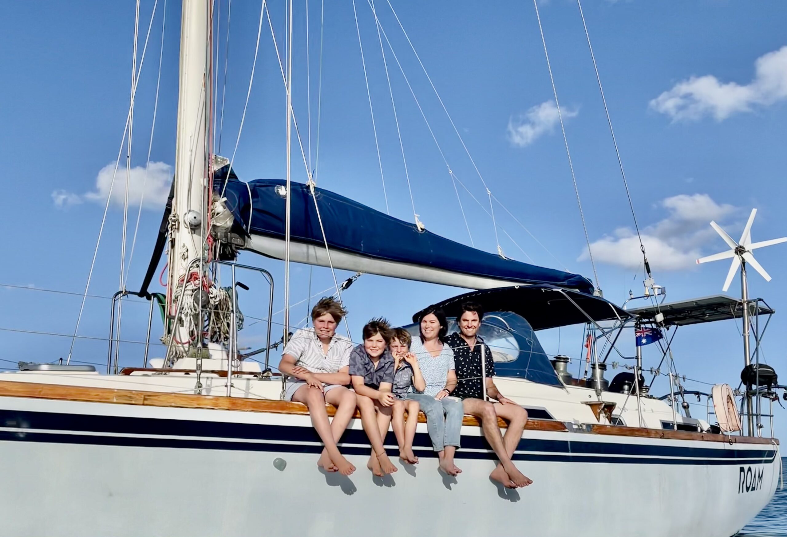 Erin and Her Family Gave Up Their Home to Live on a Yacht, Sailing Around the World