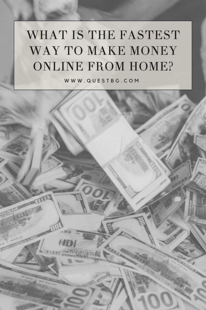 Whether it's to pay off bills, cover unexpected expenses, or just to have some extra cash on hand, there are several ways to make money online but what is the fastest way to make money online from home? Like...AS
