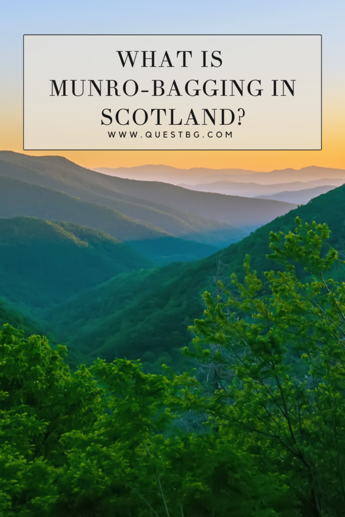What is Munro-bagging in Scotland