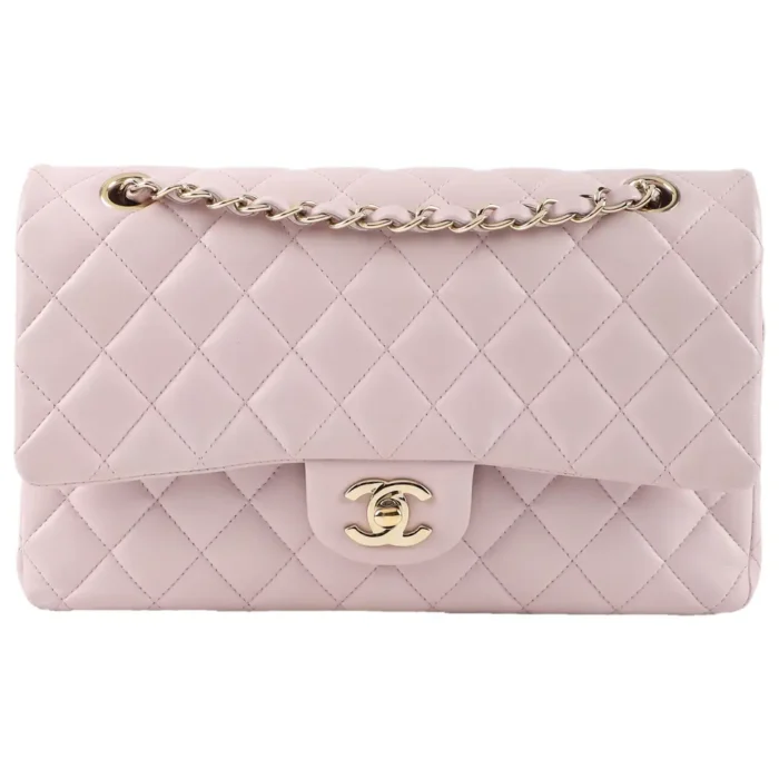 Chanel rose pink flap bag